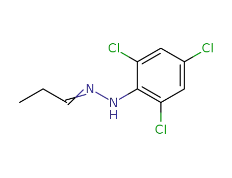 Molecular Structure of 35117-31-8 (Propanal, (2,4,6-trichlorophenyl)hydrazone)
