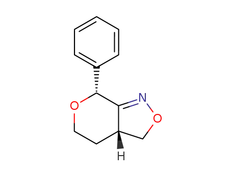 cis-<3aα,7α>-7-phenyl-4,5-dihydroisoxazolo<3,4-c>-2,3,5,6-tetrahydropyran