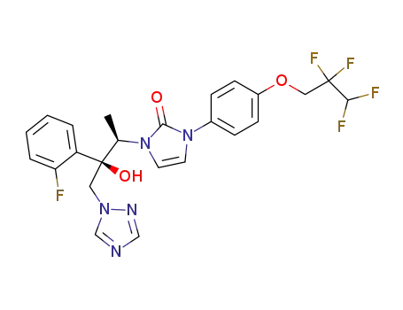 1-[(1R,2R)-2-(2-fluorophenyl)-2-hydroxy-1-methyl-3-(1H-1,2,4-triazol-1-yl)propyl]-3-[4-(2,2,3,3-tetrafluoropropoxy)phenyl]-2(1H,3H)-imidazolone