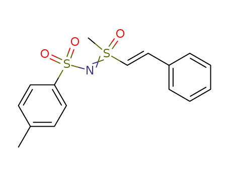 S-methyl-S-(trans-2-phenylethenyl)-N-(p-tolylsulfonyl)sulfoximine
