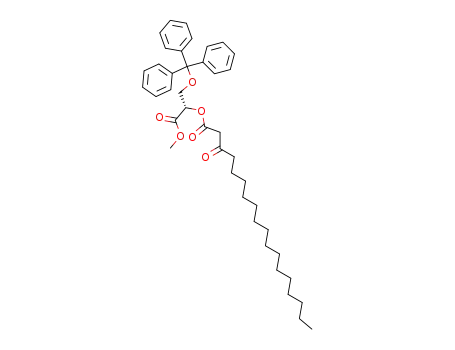 3-Oxo-octadecanoic acid (S)-1-methoxycarbonyl-2-trityloxy-ethyl ester
