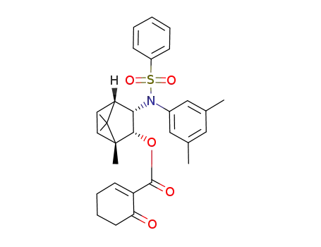(1R,2R,3S,4S)-<3-<N-benzenesulfonyl-N-(3,5-dimethylphenyl)-amino>-2-bornyl>-2-oxo-cyclohexenecarboxylate