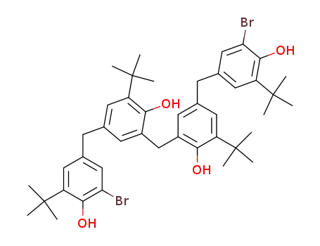4,4'-bis(3-bromo-4-hydroxy-5-tert-butylbenzyl)-6,6'-di-tert-butyl-2,2'-methanediyldiphenol