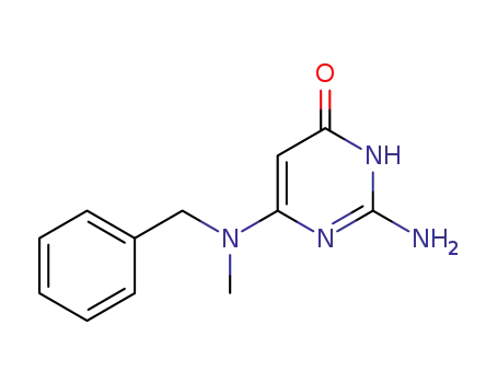Molecular Structure of 37409-94-2 (2-amino-6-(benzylmethylamino)-4-pyrimidinol)