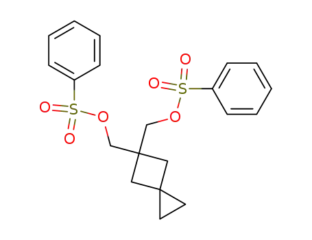 Molecular Structure of 173203-64-0 (5,5-bis<<(benzenesulfonyl)oxy>methyl>spirohexane)