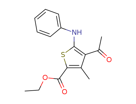 ETHYL 4-ACETYL-5-ANILINO-3-METHYL-2-THIOPHENECARBOXYLATE(393802-93-2)