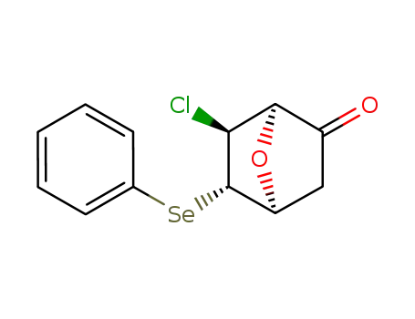 (+/-)-(1RS,4SR,5SR,6SR)-6-endo-chloro-5-exo-(phenylseleno)-7-oxabicyclo[2.2.1]heptan-2-one