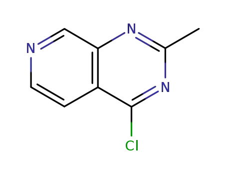 Molecular Structure of 101900-98-5 (4-chloro-2-Methylpyrido[3,4-d]pyriMidine)