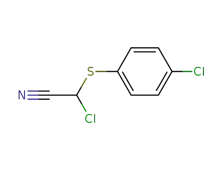 Acetonitrile, chloro[(4-chlorophenyl)thio]-