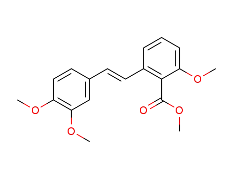 Benzoic acid, 2-[2-(3,4-dimethoxyphenyl)ethenyl]-6-methoxy-, methyl
ester, (E)-