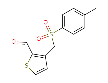 3-(tosylmethyl)thiophene-2-carboxaldehyde