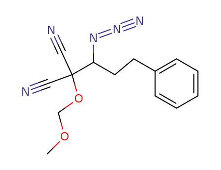 (+/-)-(1-azido-3-phenylpropyl)(methoxymethoxy)methane-1,1-dicarbonitrile