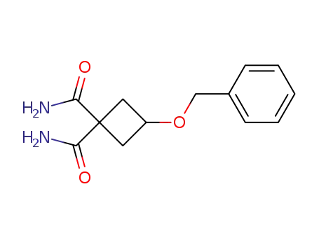 3-benzyloxycyclobutane-1,1-dicarboxamine