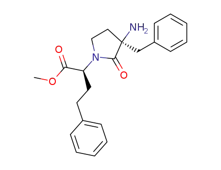 (S)-2-((R)-3-Amino-3-benzyl-2-oxo-pyrrolidin-1-yl)-4-phenyl-butyric acid methyl ester