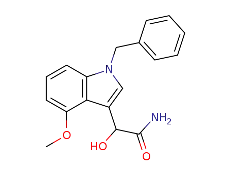 1H-Indole-3-acetamide, a-hydroxy-4-methoxy-1-(phenylmethyl)-