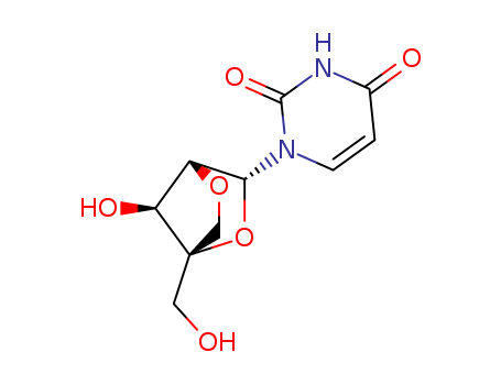 LNA-U;
1-[2,5-Anhydro-4-C-(hydroxymethyl)-α-L-lyxofuranosyl]-2,4(1H,3H)-pyrimidinedione