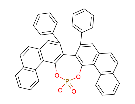 (S)-VAPOL  phosphoric  acid,  (S)-2,2μ-Diphenyl-3,3μ-biphenanthryl-4,4μ-diyl  phosphate,  (S)-18-Hydroxy-8,9-diphenyl-diphenanthro[4,3-d:3μ,4μ-f][1,3,2]dioxaphosphepin-18-oxide