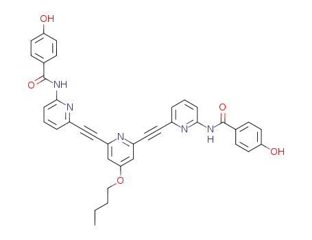 N,N'-bis(4-hydroxybenzoyl)-2,6-bis[(6-aminopyrid-2-yl)ethynyl]-4-n-butoxypyridine
