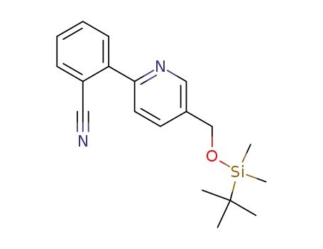 2-[5-(Tert-butyldimethylsiloxymethyl)pyridin-2-yl]benzonitrile