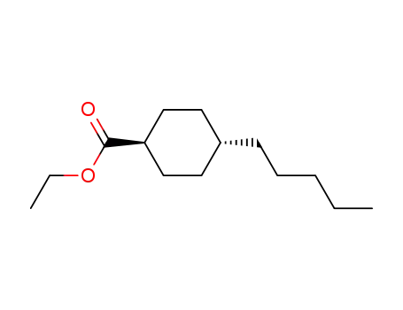 Molecular Structure of 74225-18-6 (ethyl trans-4-pentylcyclohexane-carboxylate)