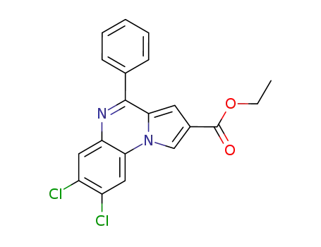 7,8-Dichloro-4-phenyl-pyrrolo[1,2-a]quinoxaline-2-carboxylic acid ethyl ester