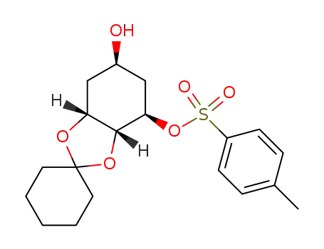 (-)-(1R,2R,4R,6R)-1,2-Cyclohexylidenedioxy-6-(4'-methylphenylsulfonyloxy)cyclohexan-4-ol