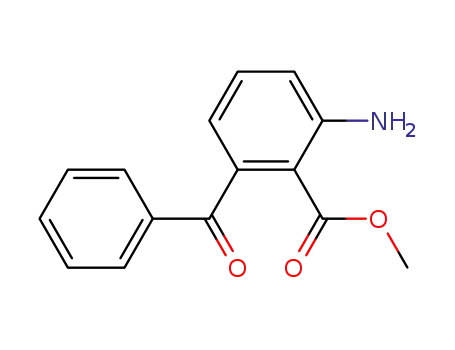 Benzoic acid, 2-amino-6-benzoyl-, methyl ester
