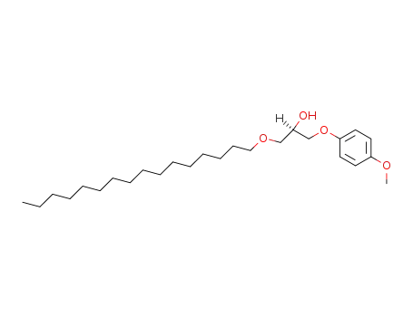 Molecular Structure of 156737-65-4 (2-Propanol, 1-(hexadecyloxy)-3-(4-methoxyphenoxy)-, (2R)-)