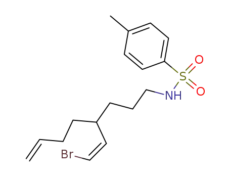 N-[4-((Z)-2-Bromo-vinyl)-oct-7-enyl]-4-methyl-benzenesulfonamide