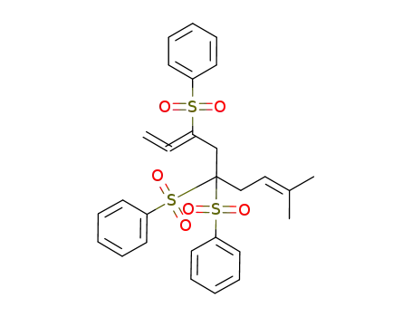 3,5,5-tris(phenylsulfonyl)-8-methylnona-1,2,7-triene
