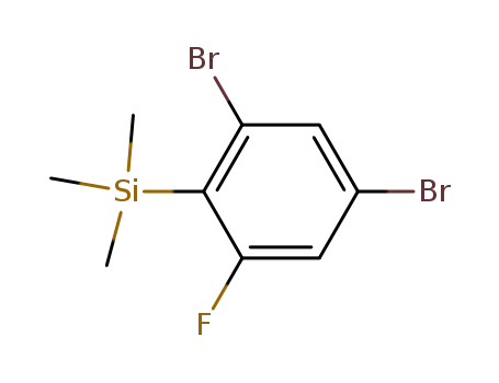 (2,4-dibromo-6-fluorophenyl)trimethylsilane