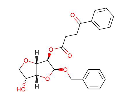 4-Oxo-4-phenyl-butyric acid (2S,3R,3aS,6R,6aR)-2-benzyloxy-6-hydroxy-hexahydro-furo[3,2-b]furan-3-yl ester