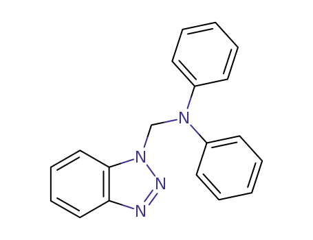 Molecular Structure of 15497-48-0 (N-(1H-benzotriazol-1-ylmethyl)-N-phenylaniline)