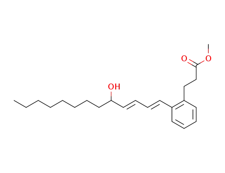 methyl-3-[2-(5-hydroxy-1E,3E-tridecadienyl)phenyl]propanoate