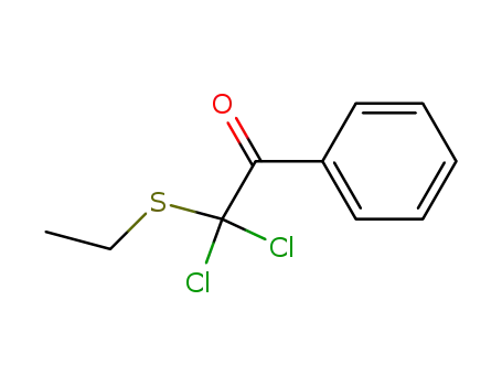 2,2-dichloro-2-(ethylthio)-1-phenylethanone