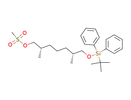 Methanesulfonic acid (2S,6R)-7-(tert-butyl-diphenyl-silanyloxy)-2,6-dimethyl-heptyl ester