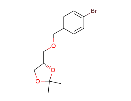 Molecular Structure of 201275-55-0 ((S)-4-(4-bromobenzyloxymethyl)-2,2-dimethyl-1,3-dioxolane)