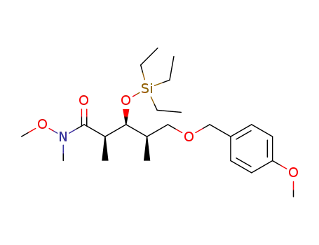 (2R,3S,4R)-N-methoxy-5-(4-methoxybenzyl)oxy-N,2,4-trimethyl-3-(triethylsilyl)oxy-pentanamide