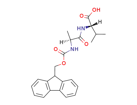 Molecular Structure of 139928-72-6 (L-Valine, N-[N-[(9H-fluoren-9-ylmethoxy)carbonyl]-L-alanyl]-)
