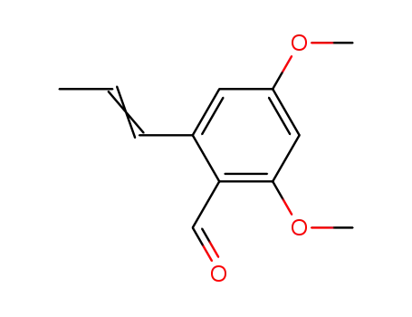 Molecular Structure of 192211-91-9 (2,4-dimethoxy-6-propenylbenzaldehyde)