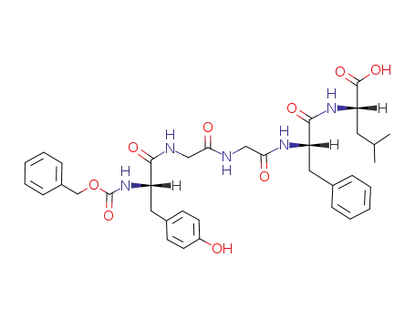 Molecular Structure of 80645-37-0 ((S)-2-[(S)-2-(2-{2-[(S)-2-Benzyloxycarbonylamino-3-(4-hydroxy-phenyl)-propionylamino]-acetylamino}-acetylamino)-3-phenyl-propionylamino]-4-methyl-pentanoic acid)