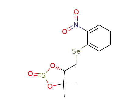(2S)-5,5-dimethyl-4-[(2-nitrophenyl)selenomethyl]-1,3,2-dioxathiolane-2-oxide