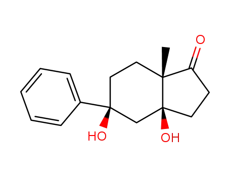 (3aS,5S,7aS)-3a,5-Dihydroxy-7a-methyl-5-phenyl-octahydro-inden-1-one