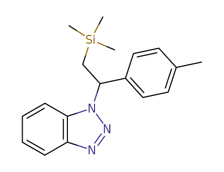1-(1-p-Tolyl-2-trimethylsilanyl-ethyl)-1H-benzotriazole