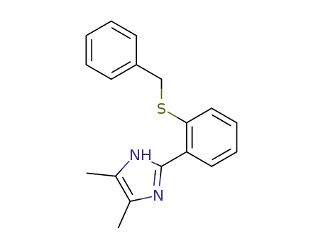 2-<2-(benzylthio)phenyl>-4,5-dimethylimidazole