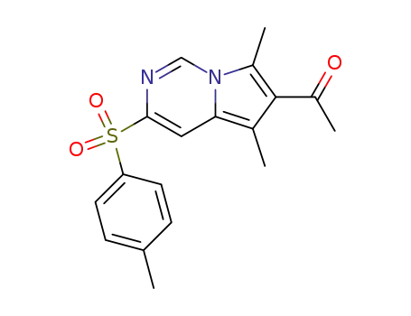 6-acetyl-5,7-dimethyl-3-tosylpyrrolo[1,2-c]pyrimidine
