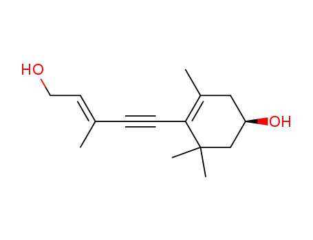 (R)-4-<(E)-5-hydroxy-3-methylpent-3-en-1-ynyl>-3,5,5-trimethylcyclohex-3-enol