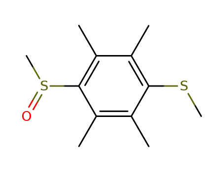 1-(methylsulfinyl)-4-(methylthio)-2,3,5,6-tetramethylbenzene