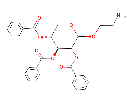 2-aminoethyl 2,3,4-tri-O-benzoyl-β-D-xylopyranoside