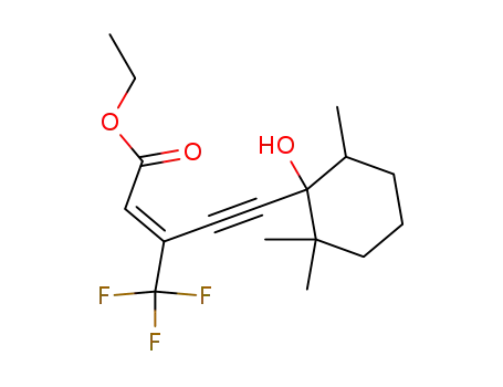 (E)-5-(1-Hydroxy-2,2,6-trimethyl-cyclohexyl)-3-trifluoromethyl-pent-2-en-4-ynoic acid ethyl ester